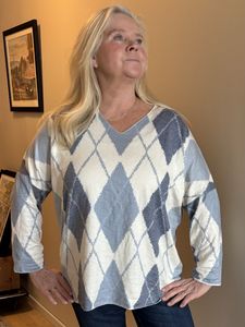 Hovedbilde Genser Bl&aring; Harlequin