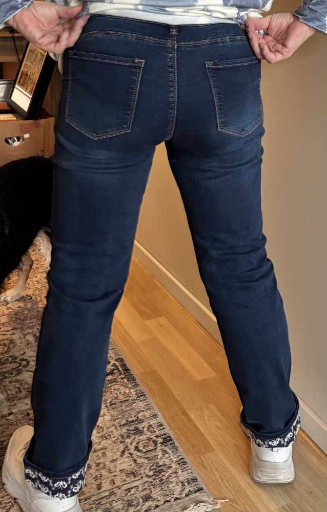 Maison Onado jeans m/sommerfugl
