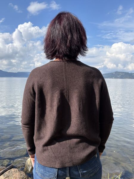 Myk genser Brun