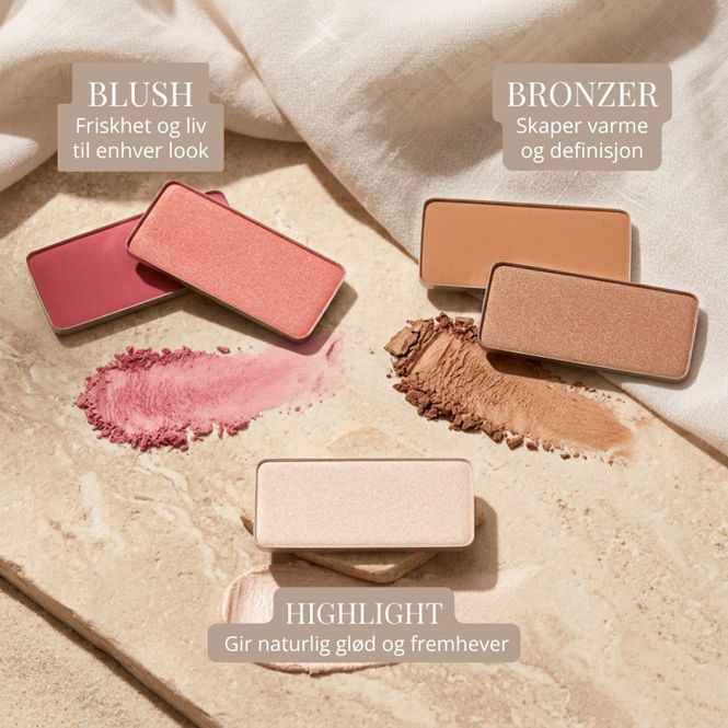 Hovedbilde Highligt, Blush & Bronzer